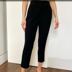 Aritzia Babaton Cohen Straight Leg Trouser Pant in Navy - Size 0